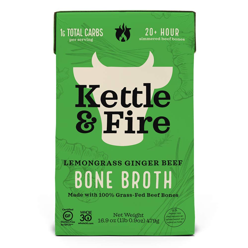 Kettle And Fire Bone Broth Lmngrs Gngr 16.9 FO