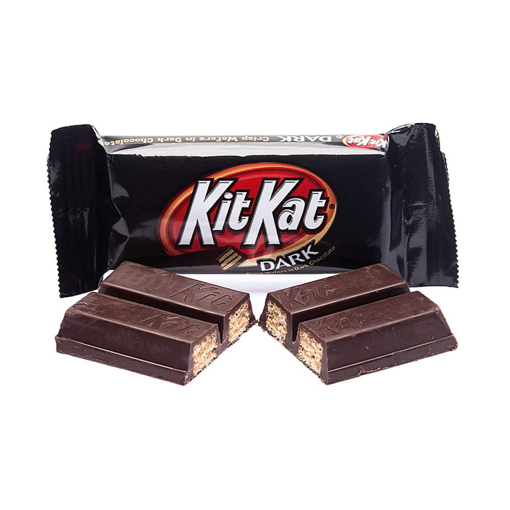 Kitkat Miniatures Crisp Wafers Dark Chocolate Snack Size (Pack Of 2 Pounds)
