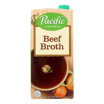 Pacific Natural Natural Beef Broth (12X32 Oz) Gluten Free Kosher