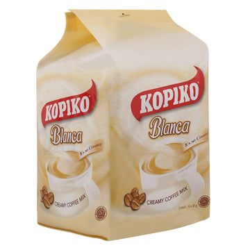 Kopiko Blanca 3 In 1 Creamy Coffee Mix, 10.6 Oz (Pack Of 10)
