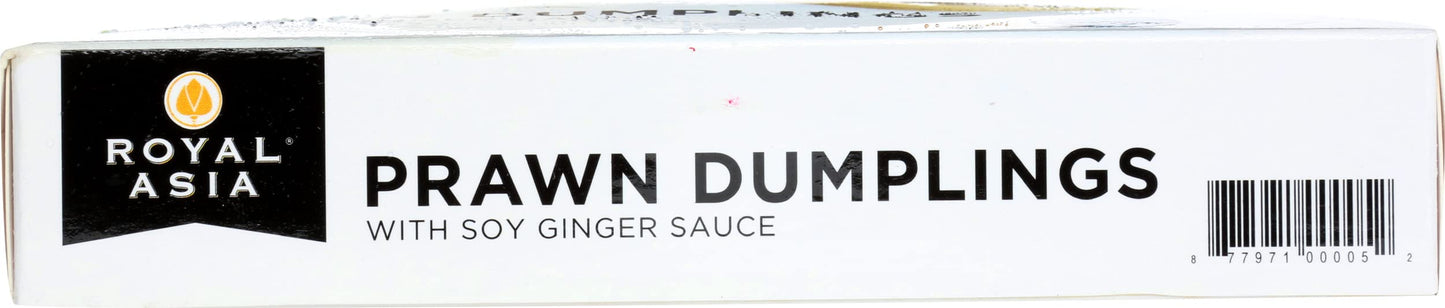 Royal Asia, Prawn Dumplings with Soy Ginger Sauce, 7 Ounce (Frozen)