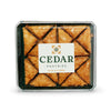 Cedar Pastries 16Pc Grab N' Go Traditional Triangle Baklavas - Kosher & Halal Mediterranean Dessert Treats