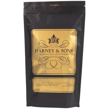 Harney and Sons Hot Cinnamon Spice, Bag of 50 Sachets