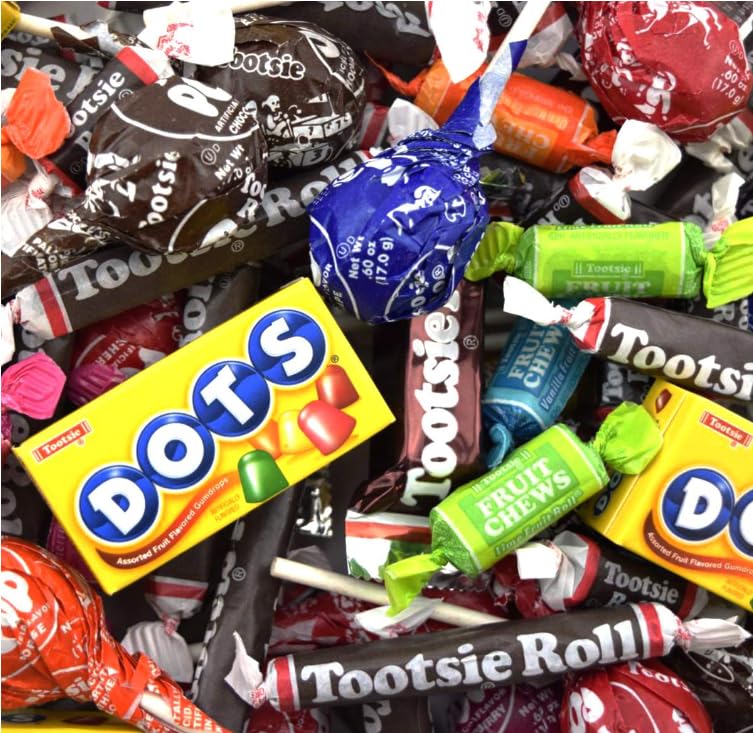 Tootsie Roll Childs Play Candy Favorites with Bonus Mobile Game, 5 Pounds of Individually Wrapped Party Candy - Funtastic Candy