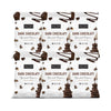 Safe + Fair Food Company Plant-Based Gourmet Chocolate Flavored Popcorn - Dark Chocolaty Drizzled Kettle Corn popcorn - Non-GMO