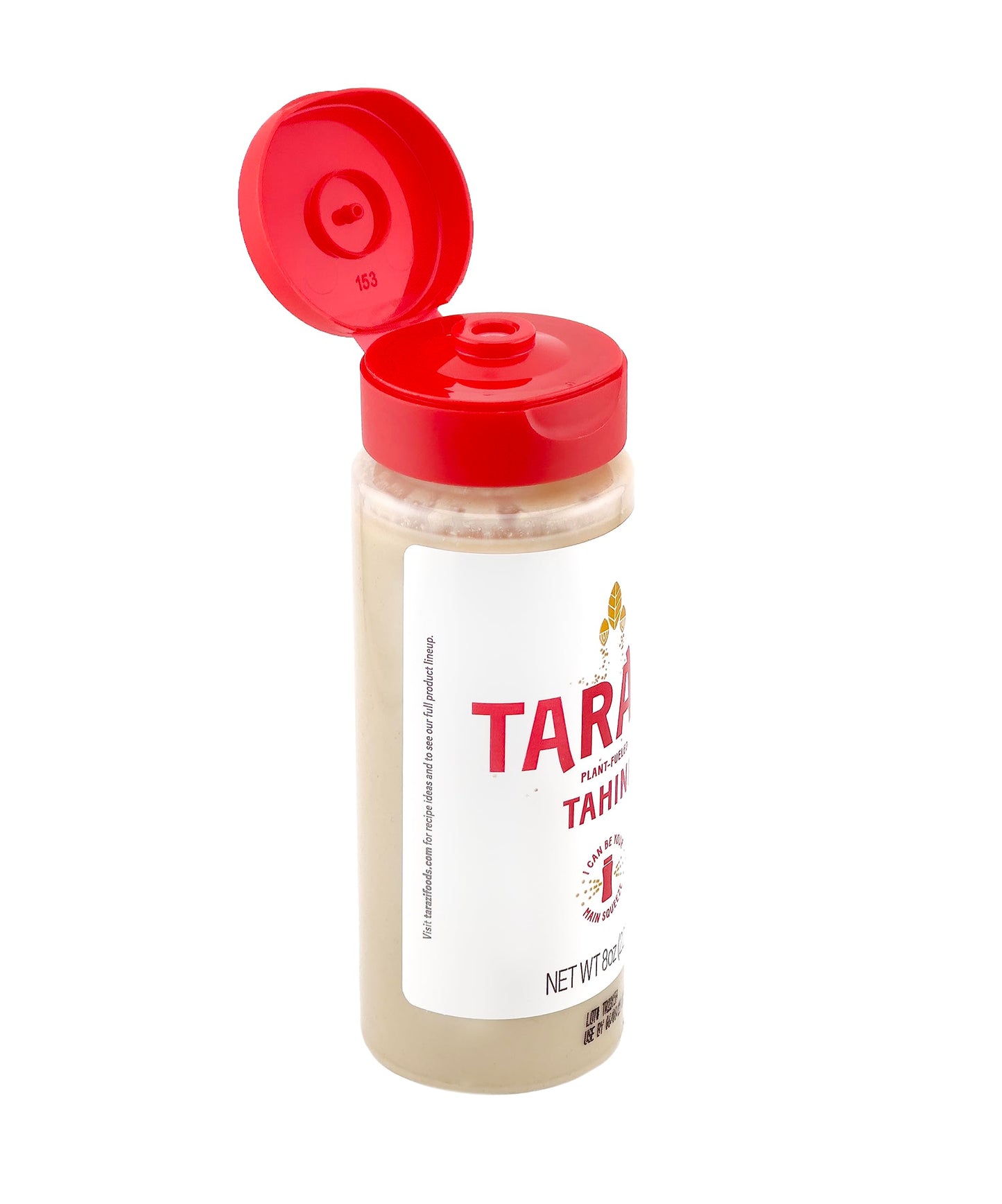 Tarazi Tahini Squeeze Bottle Non-GMO Gluten-Free Vegan 8oz (227g) Kosher Product of California