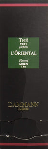 Dammann Freres Sachets, L'Oriental Green Tea Bags, Premium Gourmet French Oriental Tea, Notes Of Passion Fruit, Peach, Strawberr