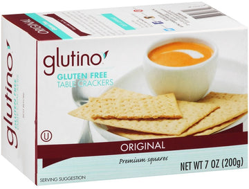 Glutino Crackers, Table, 7 Ounce (Pack of 6)