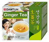 Damtuh Korean Traditional Tea Premium Ginger Tea Plus, Ginger Powder Tea, Herbal Tea, 15 Sticks