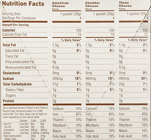 Quaker Instant Grits Cheese Lovers, Variety Pack, 12 Packets