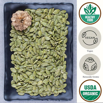 Organic Raw Pumpkin Seeds To Eat (2.8Lb) - Bulk Whole Unsalted Pepitas With No Shell By Be Still Farms - Natural Snacks For Keto