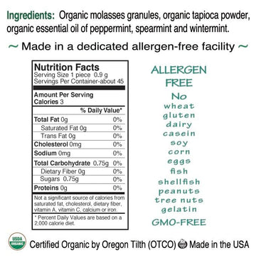 St. Claires Organic Breath Mints, (Merrymints, 1.5 Ounce Tin, Pack Of 6) | Gluten-Free, Vegan, Gmo-Free, Plant-Based, Allergen-Free | Made In Our Allergen-Free Facility