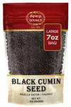 Spicy World Black Cumin Seeds 7Oz - Nigella Sativa - Resealable Bag | Whole Black Seed (Kalonji) Great For Health, Making Black Seed Oil & More!