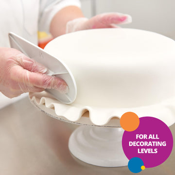 Renshaw White Fondant Icing - Ready to Roll, 2.2lb - Smooth, Easy to Use, Kosher & Halal Approved
