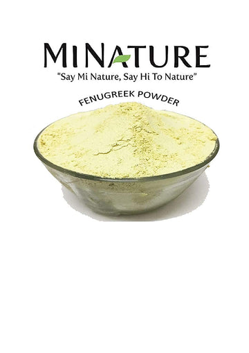 Mi Nature Usda Certified Organic Fenugreek Powder (Trigonella Foenum | 100G (3.5Oz) |100% Natural, Organically Grown | Resealabl