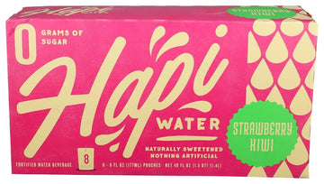 Hapi Drinks - Water Sunny Strawberry Kiwi - Case Of 4-8/6 Fluid Ounces