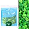 Sweets Indeed, Shamrock Sprinkles, Bulk, 10 ounce, St. Patricks Day, Clover, Edible Sprinkle Mix, Perfect for Cake Decorations,
