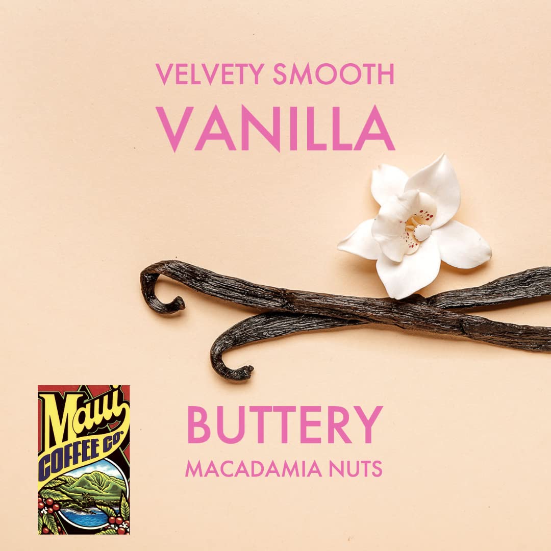 Maui Coffee Company, Vanilla Macadamia Nut Coffee, 7 Oz. - Ground