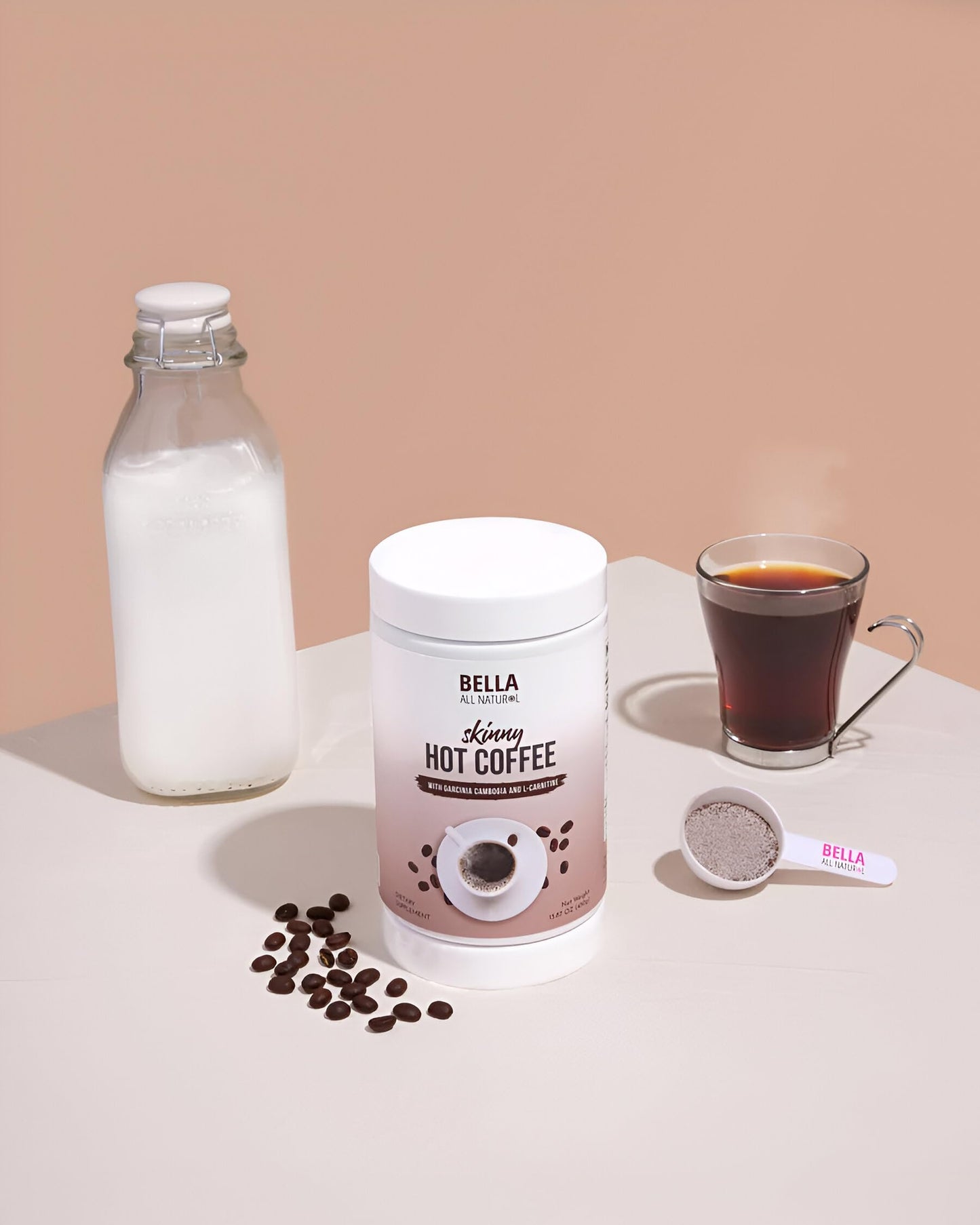 Bella All Natural Hot Coffee - Regular Size - All Natural Ingredients