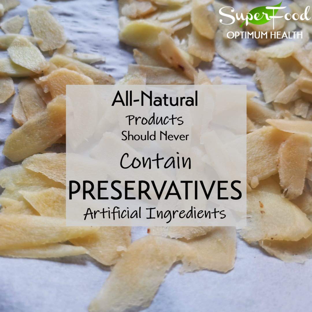 Gerbs Dried Ginger 4 Lbs. Granulated | Freshly Dehydrated Resealable Bulk Bag | Top Food Allergy Free | Sulfur Dioxide Free | Na