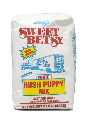 Sweet Betsy Corn Meal Hush Puppy Mix with Onions 32oz Bag