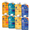Cerebelly Baby Food Pouches - Organic Veggie Purees Winter Veggie Variety Pack (4 Oz, Pack Of 8) Toddler Snack, 16 Brain-Support