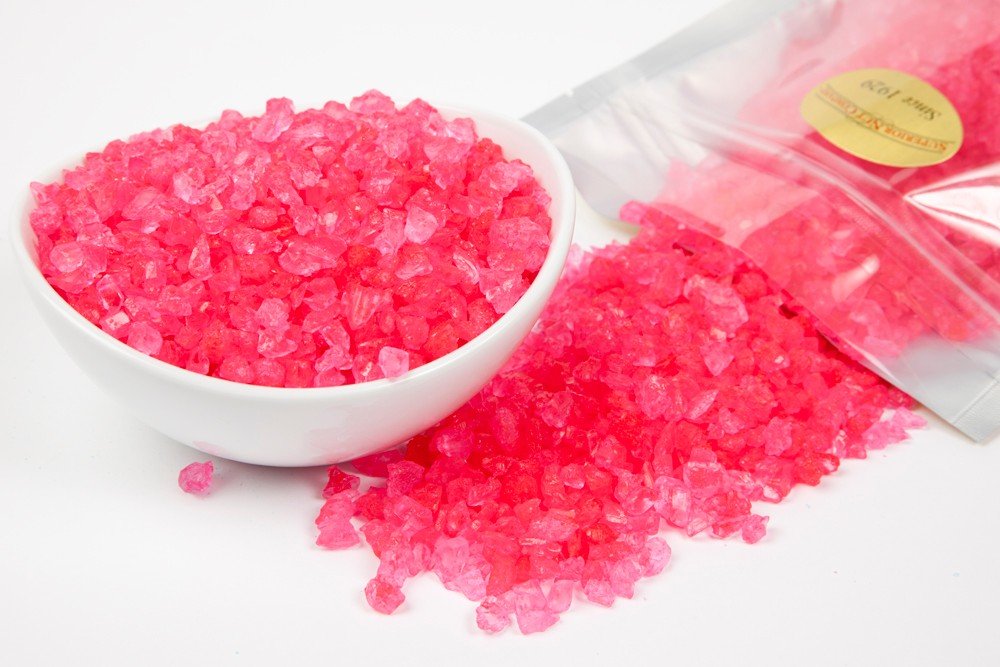 Cherry Rock Candy Crystals (1 Pound Bag)
