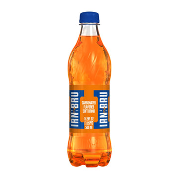 Irn-Bru From Ag Barr The Original And Best Sparkling Flavored Soft Drink | A Scottish Favorite | 16.9 Fluid Ounce (Pack Of 12)