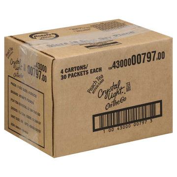 Marjack On-The-Go Mix Sticks, 09oz, 30/BX, Peach Tea