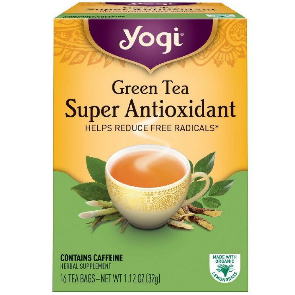 Yogi Herbal Green Tea, Super Antioxidant, 16 Ct