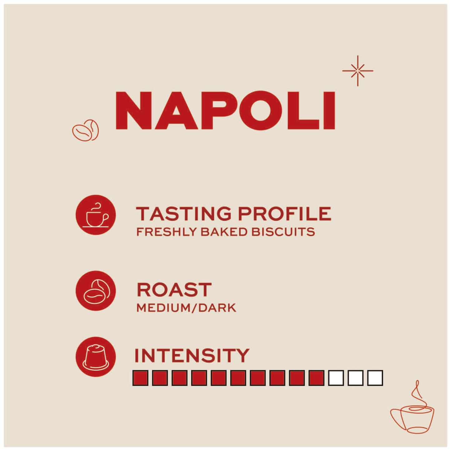 Kimbo Napoli 100% Arabica Ground Coffee - Blended and Roasted in Italy - A Dark Roast with a Floral and Sweet Flavor - 12 oz Bag
