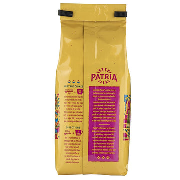 Patria Guatemala Medium Roast Ground Coffee, 12Oz Bag (Pack Of 1)