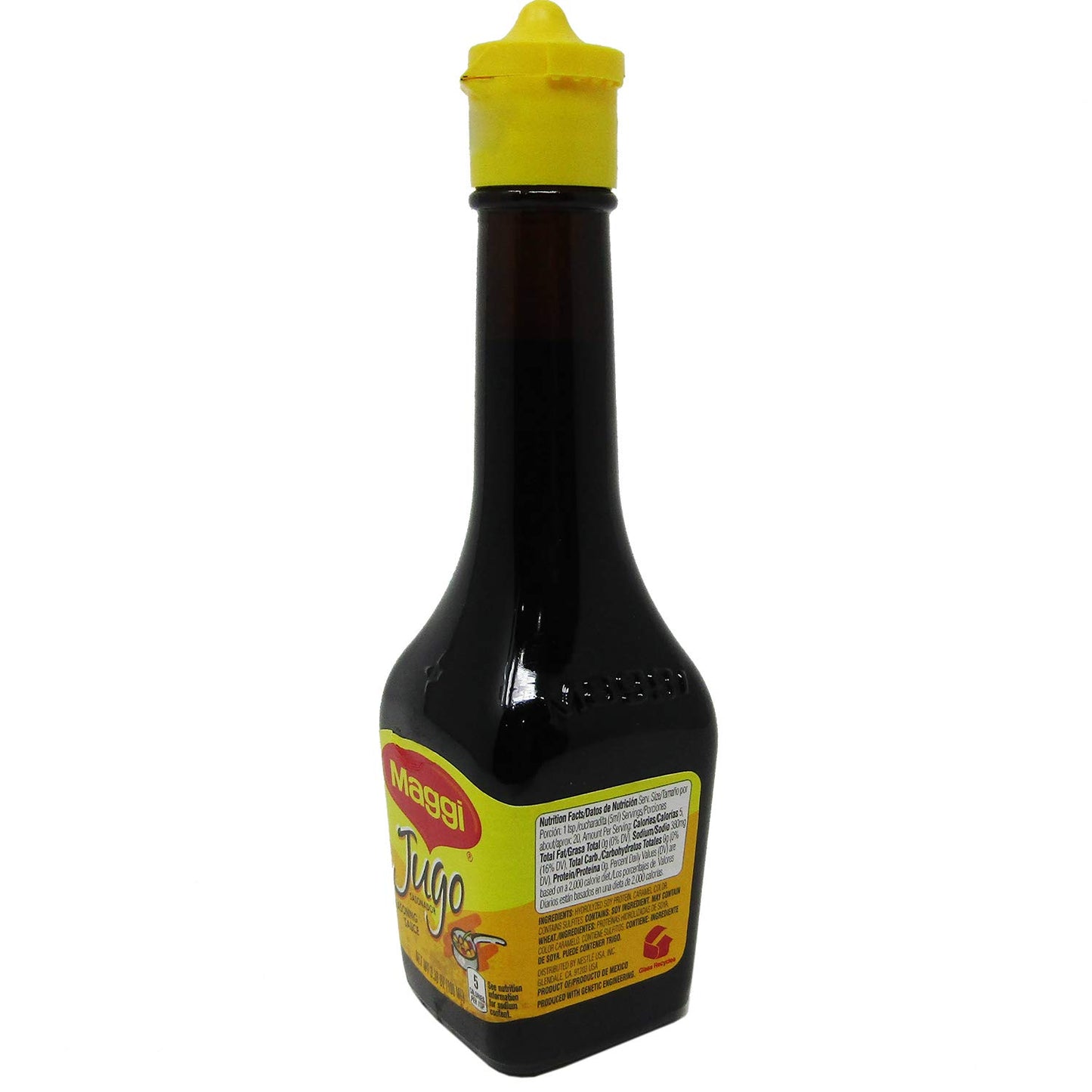 Jugo Maggi Seasoning Sauces Lot Of Two 3.38 Oz Each Glass Bottles Sealed