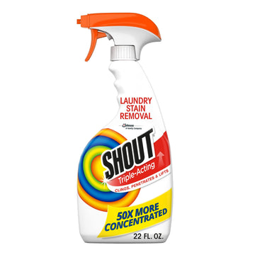 Shout Triple Acting, 22 Fl Oz (Shout Laundry Stain Remover Spray)