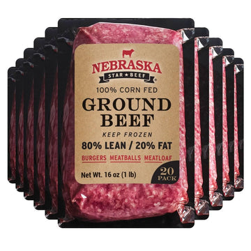 Nebraska Star Beef-Angus Ground Beef- Prestige -The Ultimate Gift For A Hamburger Grilling Party (20)