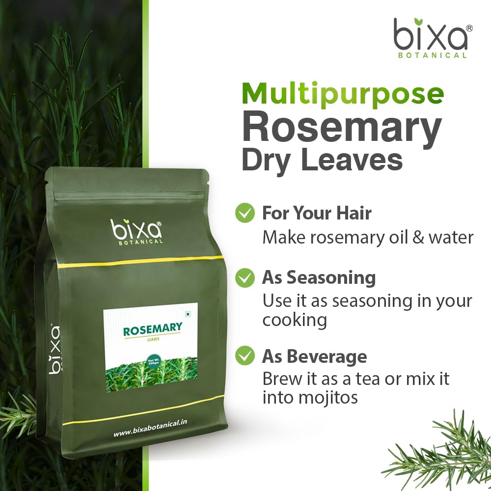 Rosemary Leaves 500Gm ( 99.80/ 100Gm) | Top Grade Leaves From Egypt | For Seasoning, Tea & Hair | | Supports Hair Growth By Bixa