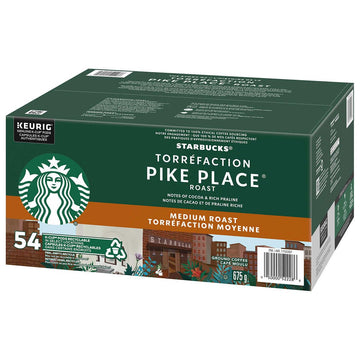Pike Place Medium Roast Coffee, K-Cups, 54 Count