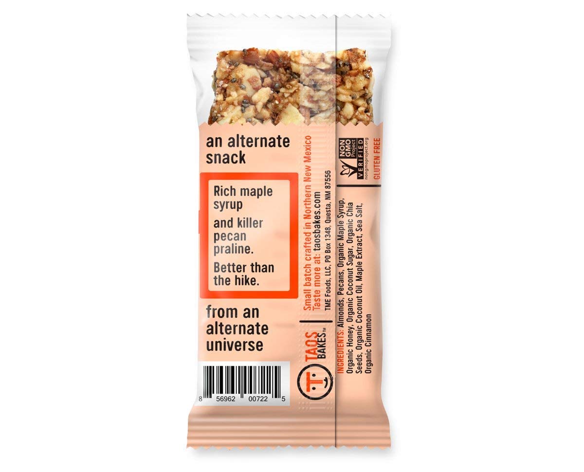 TAOS BAKES PECN PRLN BAR ( 12 X 1.8 OZ )