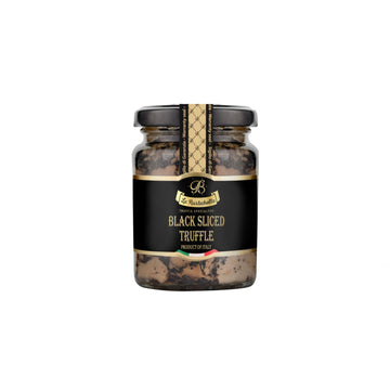La Rustichella - Black Sliced Truffle - 100% Made In Italy | Vegan, Gluten-Free, Cholesterol-Free (3.17 Oz (90 Gr))