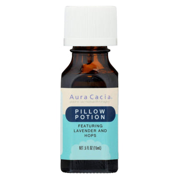 Aura Cacia, Essential Oil Pillow Potion, 0.5 Fl Oz