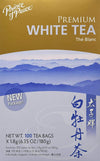 Prince Of Peace White Tea Bags, Premium Grade White Peony Tea, 100 Count, Model D-18100N