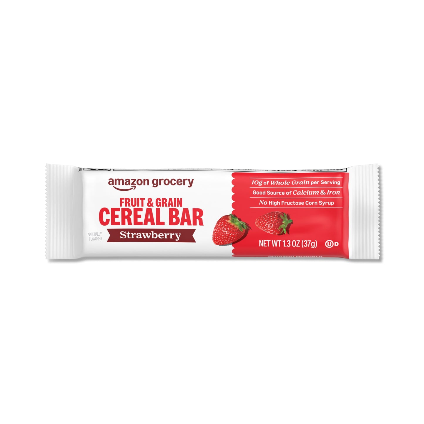 large online retailer Grocery Fruit & Grain Cereal Bars, Strawberry, 8 Count, 10.4 Oz, Red