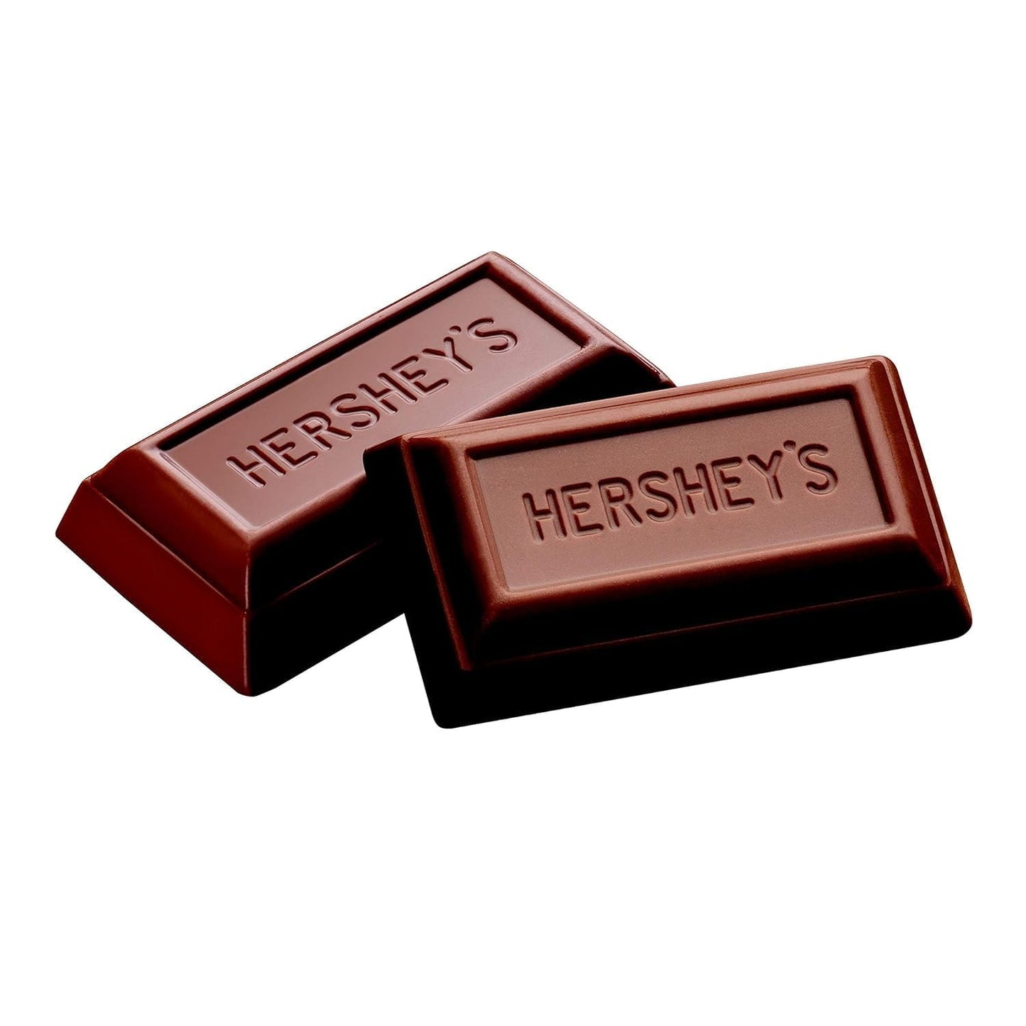 Yummy Chew Hershey Sugar Free Dark Chocolate Miniature Bars - Bulk Pack - 50 Individually Wrapped Pieces - Brown