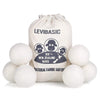 Wool Dryer Balls 6 Pack Xl, 3'' Genuine New Zealand Wool To Core, 100% Organic Fabric Softener Alternative, Baby Safe & Chemical