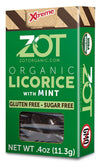 Zot 100% Organic Licorice With Mint, Dark Brown, Black, 0.4 Ounce (Pack Of 6)