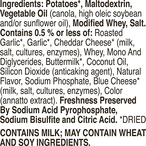 Betty Crocker Roasted Garlic & Cheddar Mashed Potatoes, 4 Oz. (Pack Of 8)