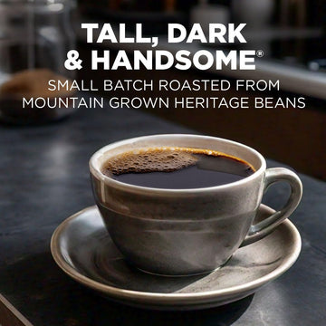 Maud'S Dark Roast Instant Coffee Packets Single Serve, 26 Ct | Tall Dark & Handsome | 100% Arabica Dark Roast Coffee Solar Energ