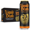 Liquid Death, Squeezed To Death Sparkling Water, 8-Pack (King Size 19.2Oz Cans), Orange Flavored Sparkling Beverage Sweetened Wi