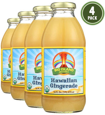 Big Island Organics Gingerade, Hawaiian (16Oz (4 Pack))