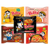 Korean Spicy Chicken Flavor Ramen - Original, Rose, Cheese, Yakisoba and Tomyang 5 Variety Flavor (Pack of 5)